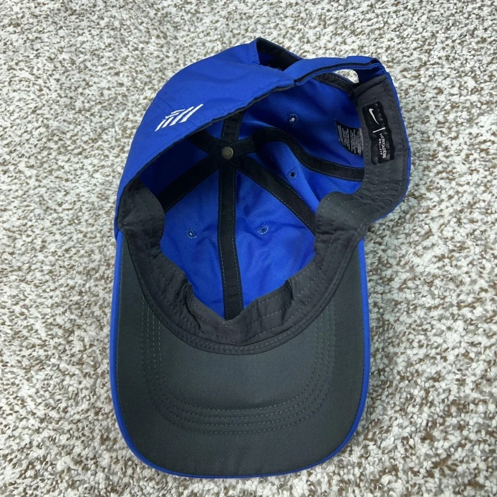 Nike Hat‎ Cap Strap Back Mens One Size Blue Heritage86 Dri-FIT Swoosh Sports